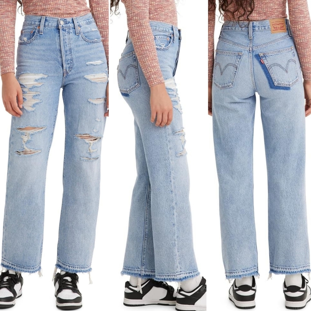 Levi's Light Blue High Rise Women Jeans